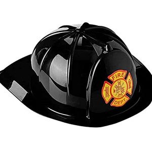 Dress-Up-America Firefighter Helmet; Costume Accessory - One Size Fits Most